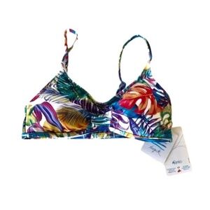 Tropik ✦ Colorful New Tropileaf Bikini Top (XS)